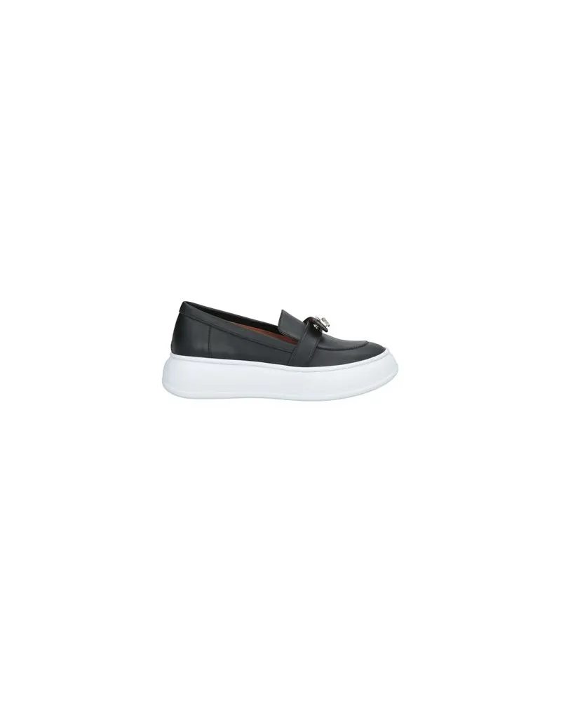 Via Roma 15 SCHUHE - Mokassinsauf YOOX.COM Schwarz