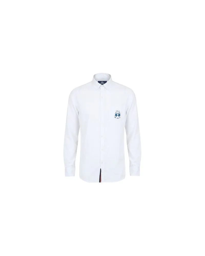 La Martina TOPS - Hemdenauf YOOX.COM Weiß