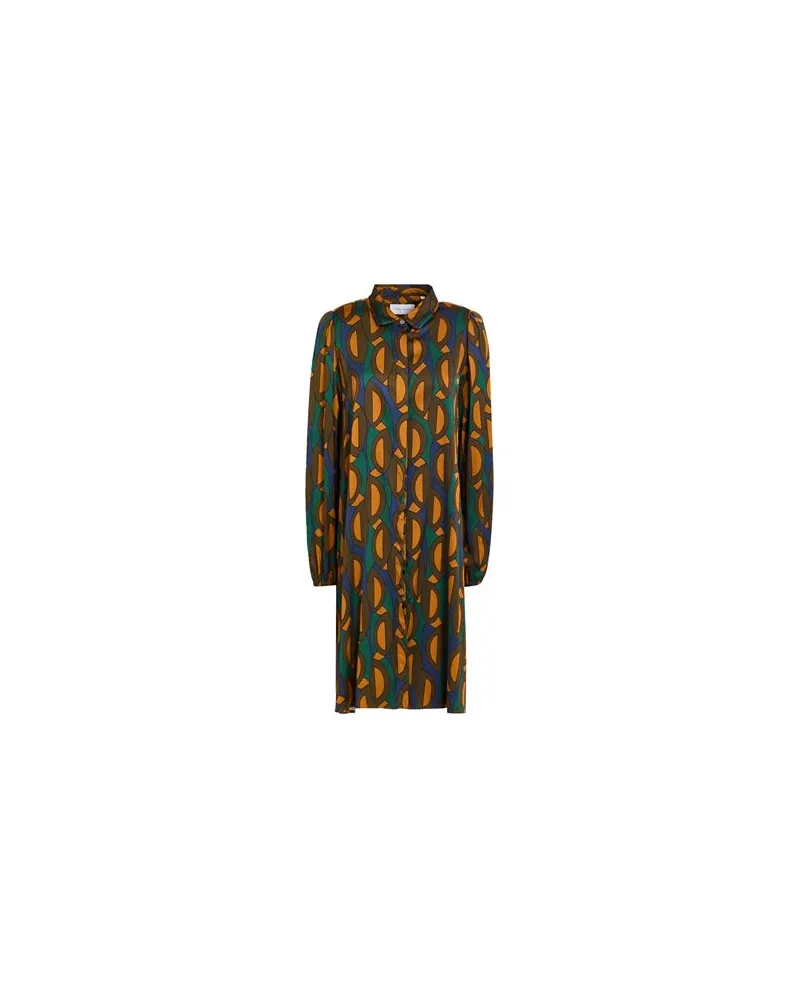 Robert Friedman KLEIDER - Mini-Kleiderauf YOOX.COM Dunkelgrün