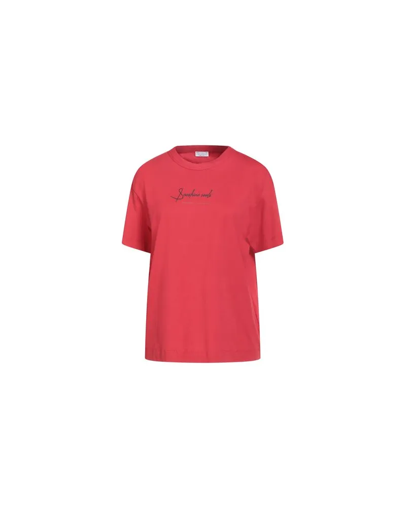Brunello Cucinelli TOPS - T-shirtsauf YOOX.COM Rot