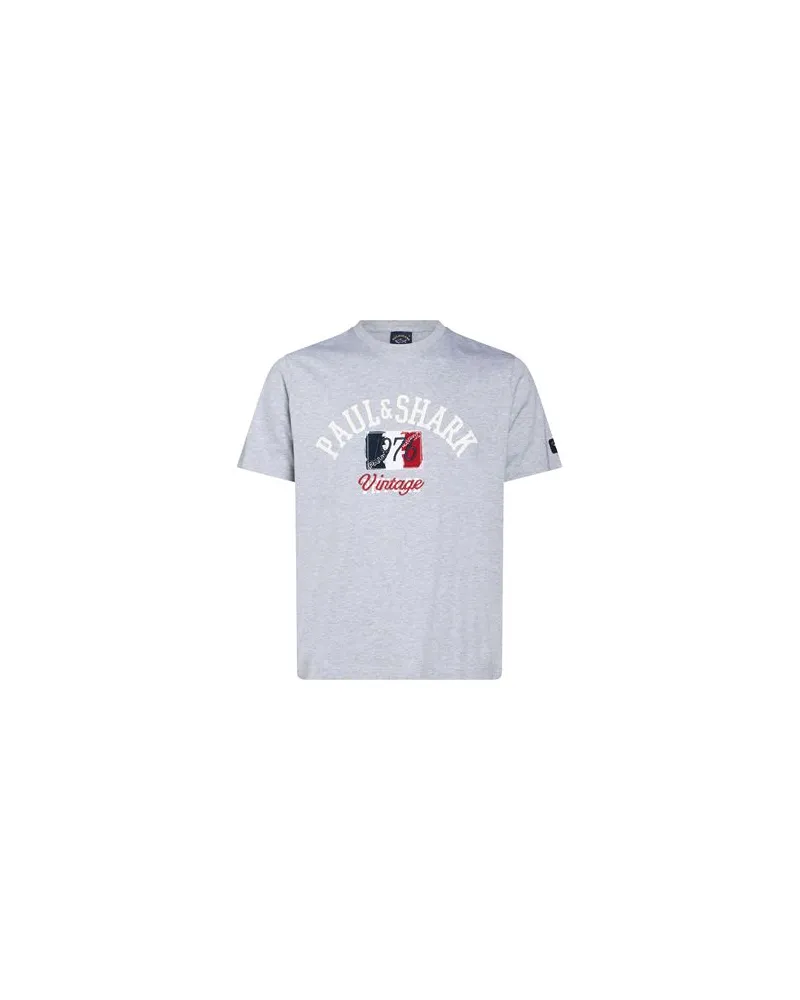 Paul & Shark TOPS - T-shirtsauf YOOX.COM Hellgrau