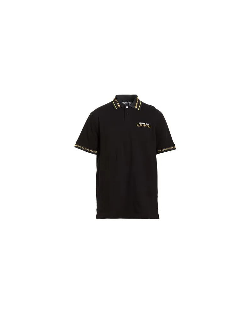 Versace Jeans TOPS - Poloshirtsauf YOOX.COM Schwarz
