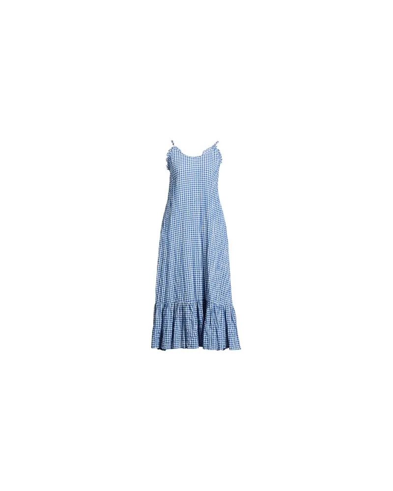 Xírena KLEIDER - Maxi-Kleiderauf YOOX.COM Azurblau