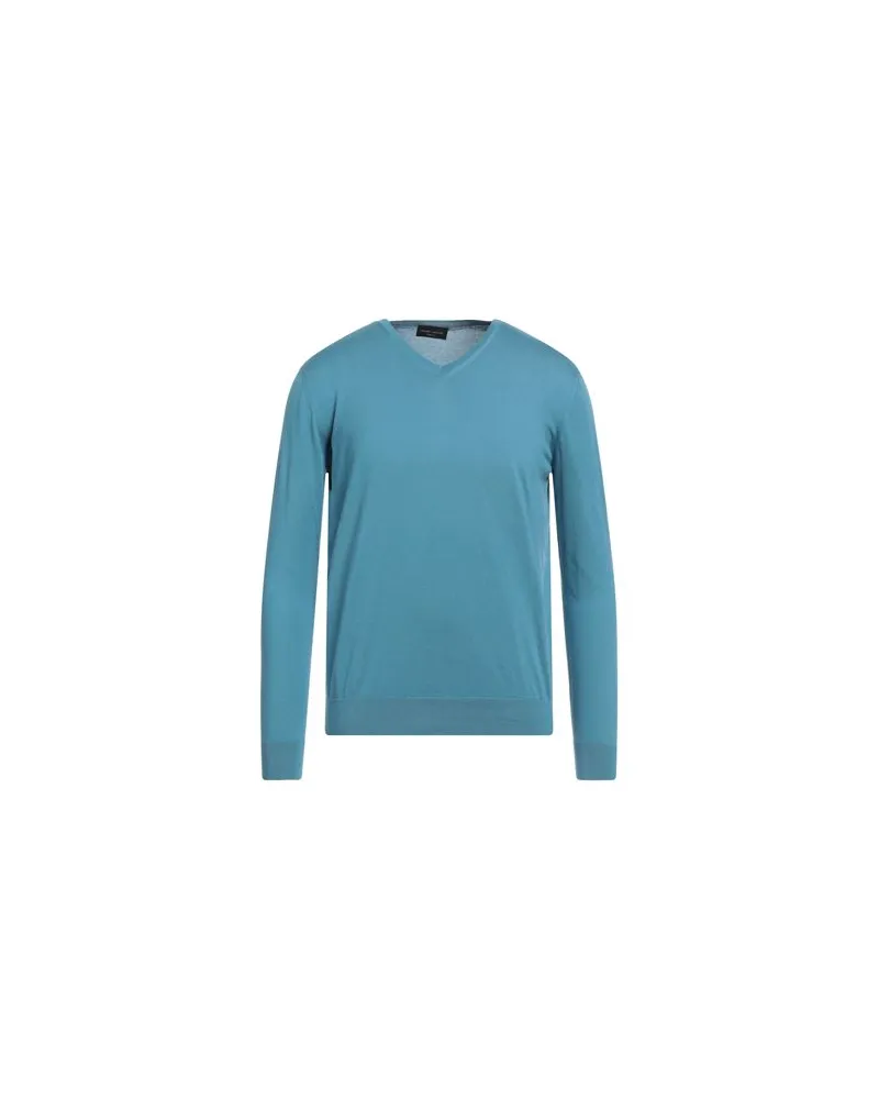 Roberto Collina STRICKWAREN - Pulloverauf YOOX.COM Taubenblau
