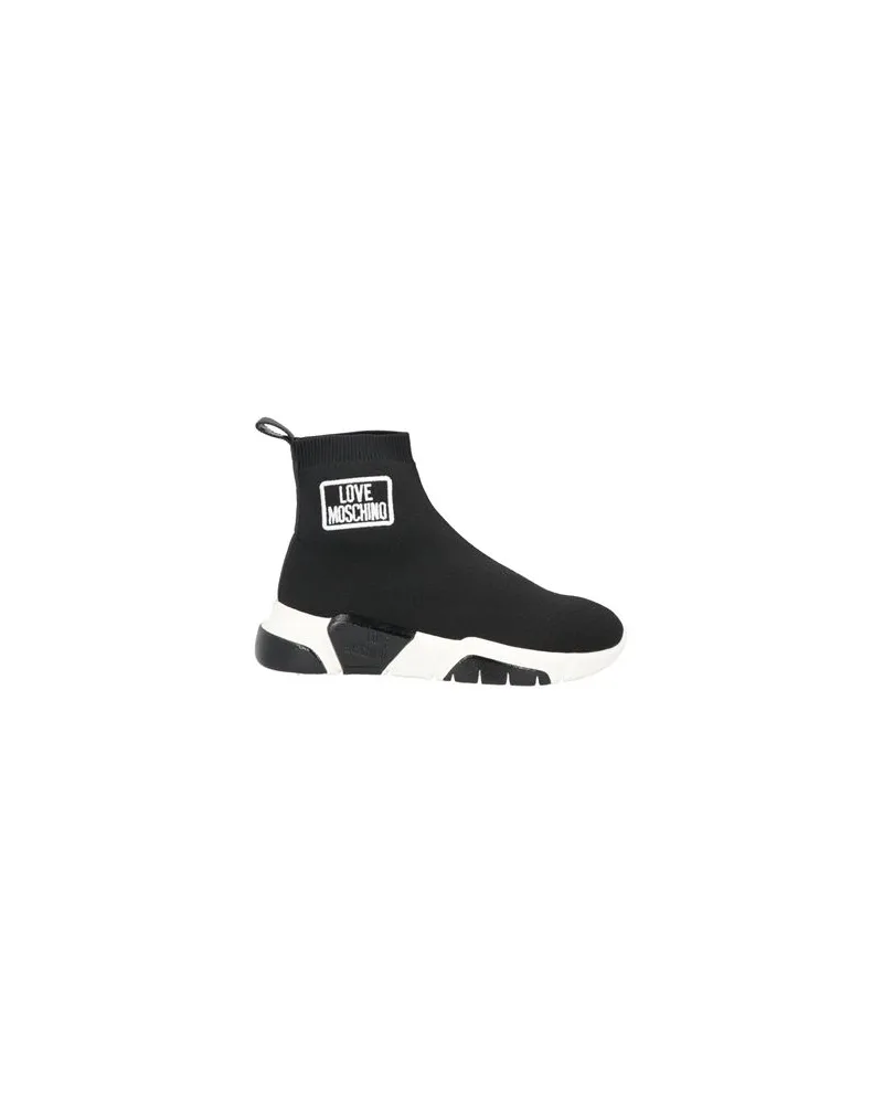 Moschino SCHUHE - Sneakersauf YOOX.COM Schwarz