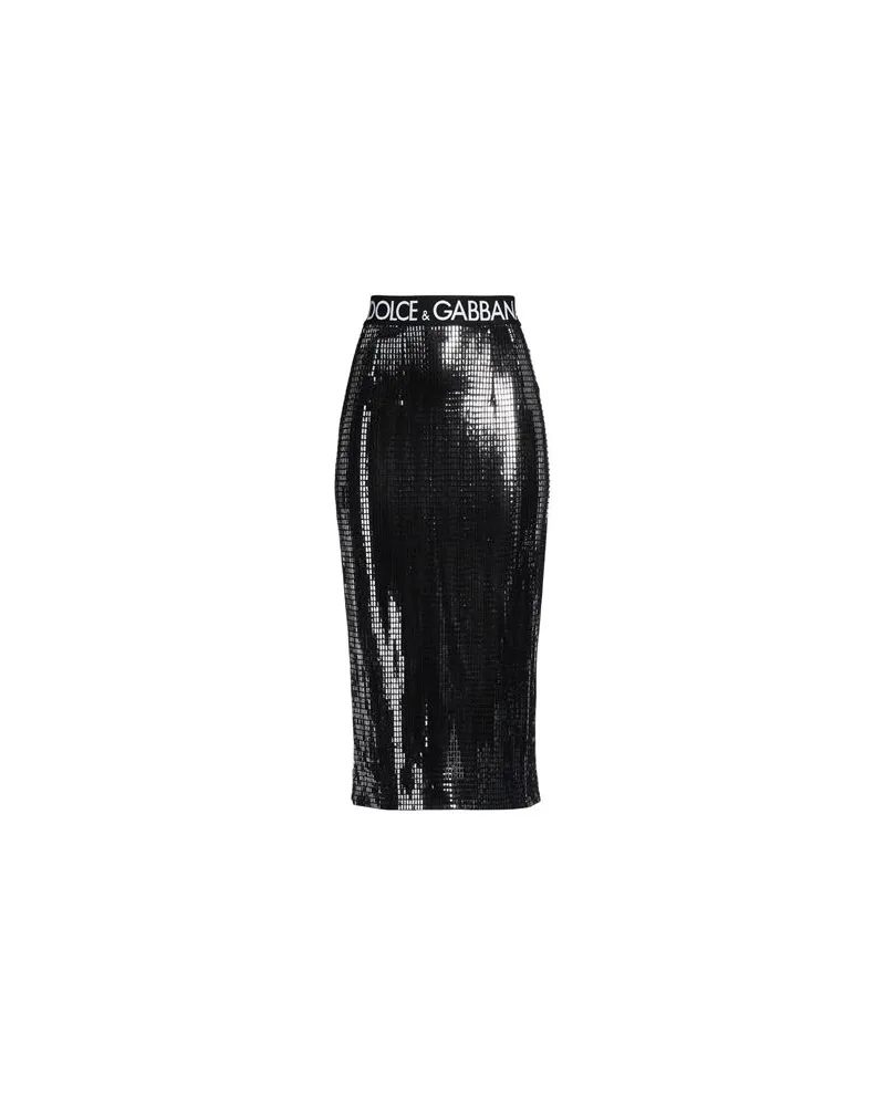 Dolce & Gabbana HOSEN & RÖCKE - Midi-Röckeauf YOOX.COM Schwarz