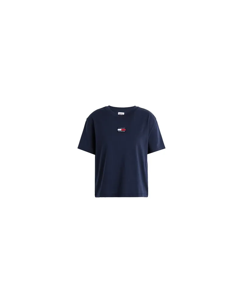 Tommy Hilfiger TJW TOMMY CENTER BADGE TOP  - TOPS - T-shirtsauf YOOX.COM Marineblau