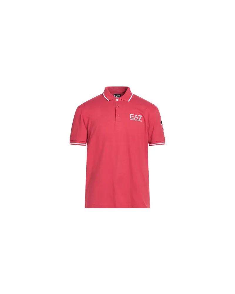 EA7 TOPS - Poloshirtsauf YOOX.COM Rot