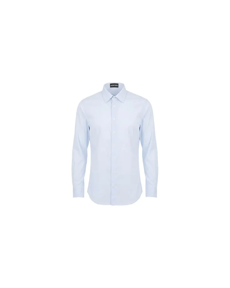Emporio Armani TOPS - Hemdenauf YOOX.COM Himmelblau
