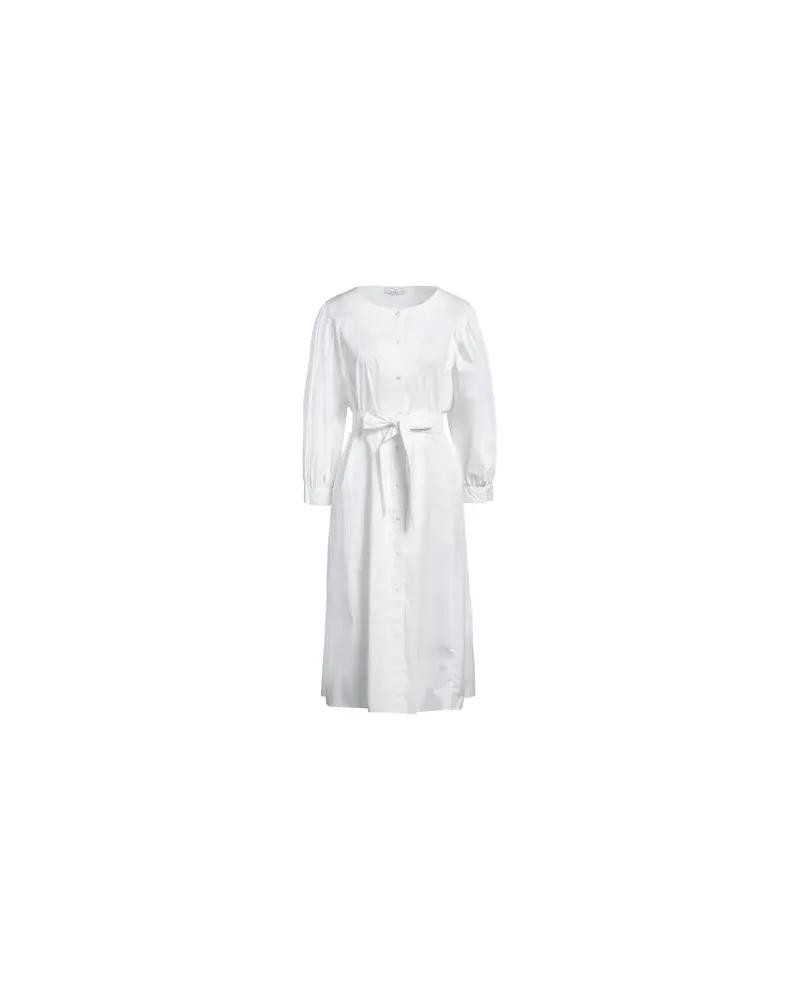 Caractère KLEIDER - Midi-Kleiderauf YOOX.COM Weiß