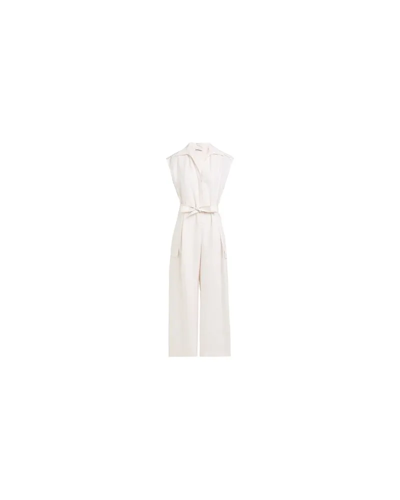 Peserico OVERALLS - Jumpsuitsauf YOOX.COM Cremeweiß