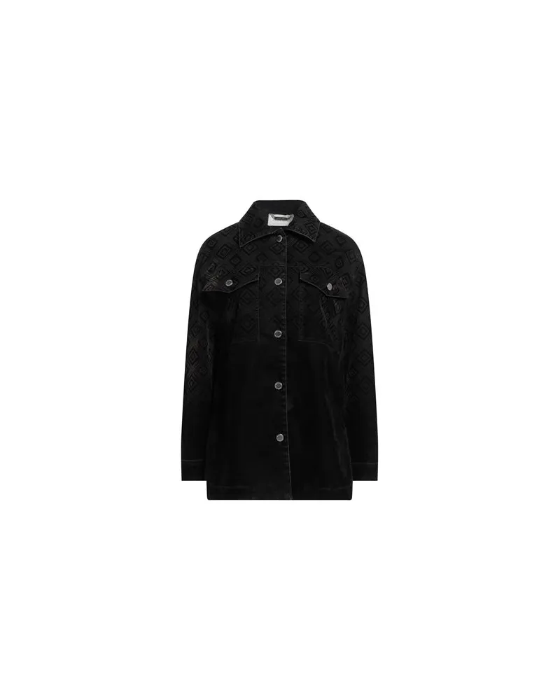 Alberta Ferretti TOPS - Jeanshemdenauf YOOX.COM Schwarz