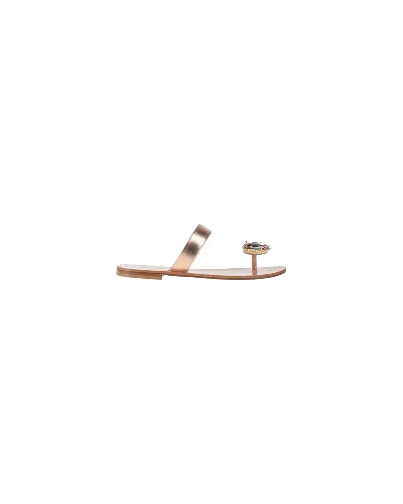 Eddicuomo SCHUHE - Zehentrennerauf YOOX.COM Roségold