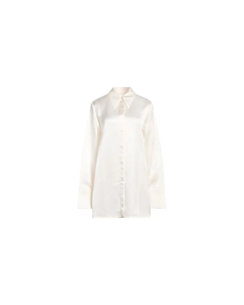 Jil Sander TOPS - Hemdenauf YOOX.COM Cremeweiß