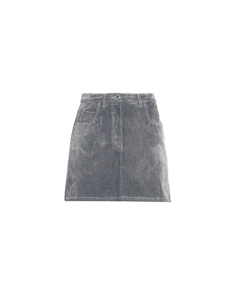 MSGM HOSEN & RÖCKE - Jeansröckeauf YOOX.COM Taubenblau