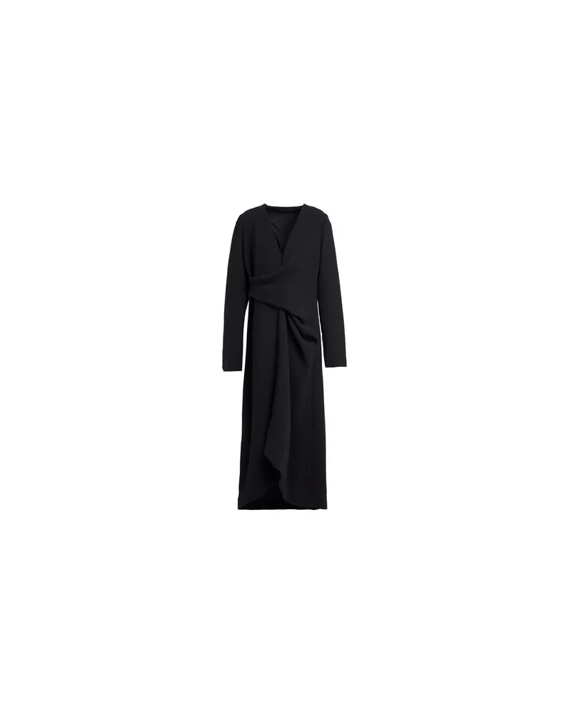 MALLONI KLEIDER - Midi-Kleiderauf YOOX.COM Schwarz