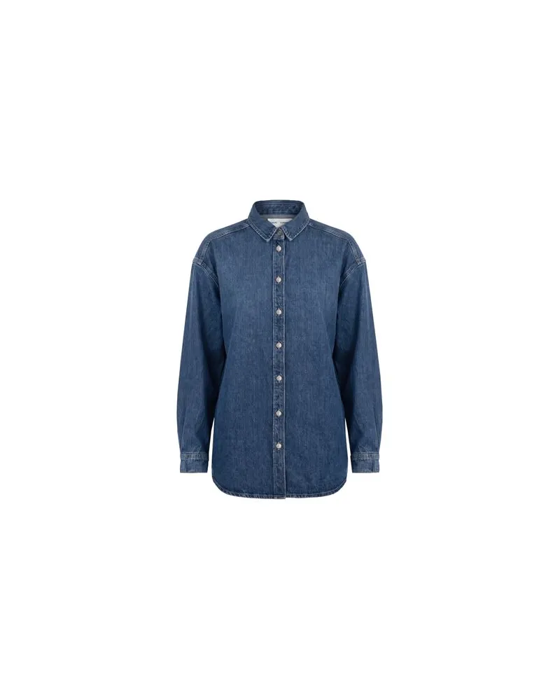 Samsøe & Samsøe JACKEN & MÄNTEL - Jeansjacken/Mäntelauf YOOX.COM Blau