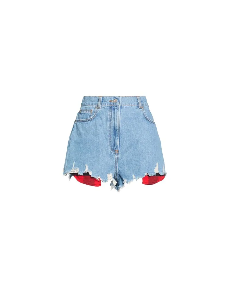 Moschino HOSEN & RÖCKE - Jeansshortsauf YOOX.COM Blau