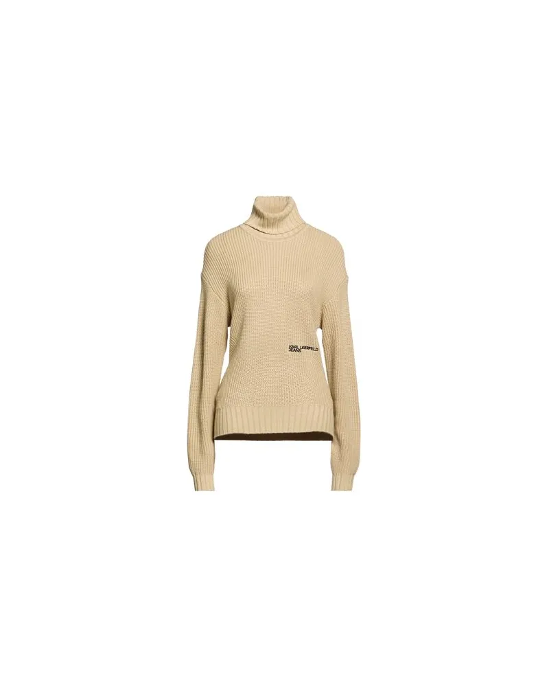 Karl Lagerfeld STRICKWAREN - Rollkragenpulloverauf YOOX.COM Beige