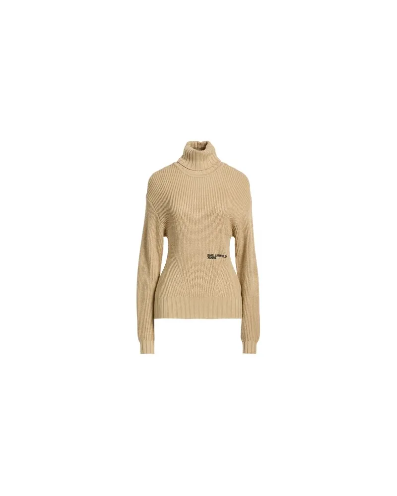 Karl Lagerfeld STRICKWAREN - Rollkragenpulloverauf YOOX.COM Sand