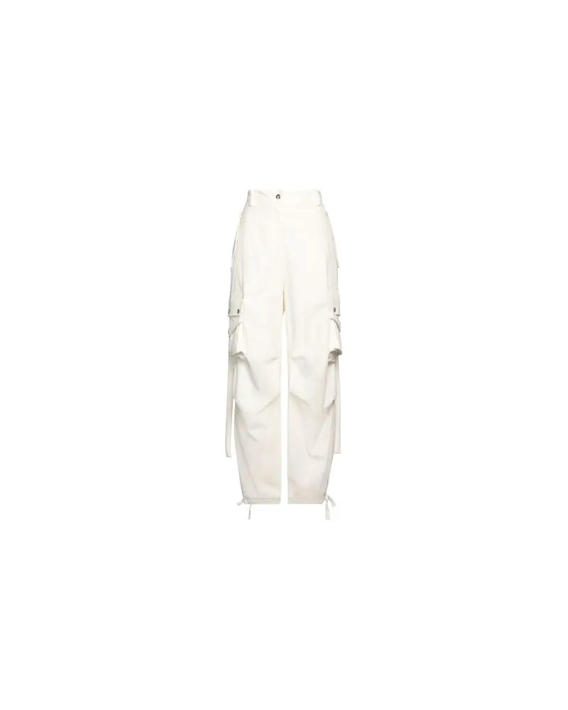 MSGM HOSEN & RÖCKE - Hosenauf YOOX.COM Cremeweiß