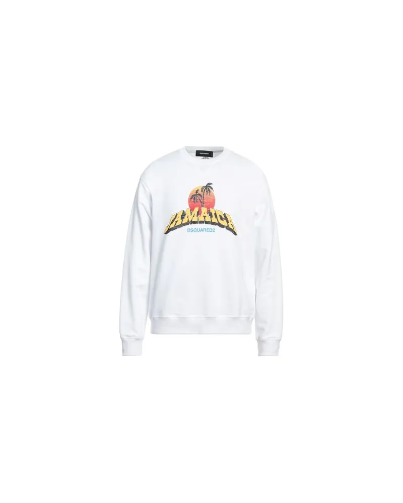 Dsquared2 TOPS - Sweatshirtsauf YOOX.COM Weiß