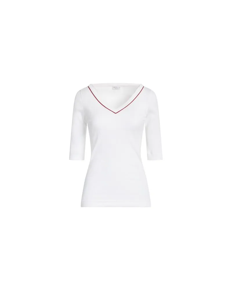 Brunello Cucinelli TOPS - T-shirtsauf YOOX.COM Weiß