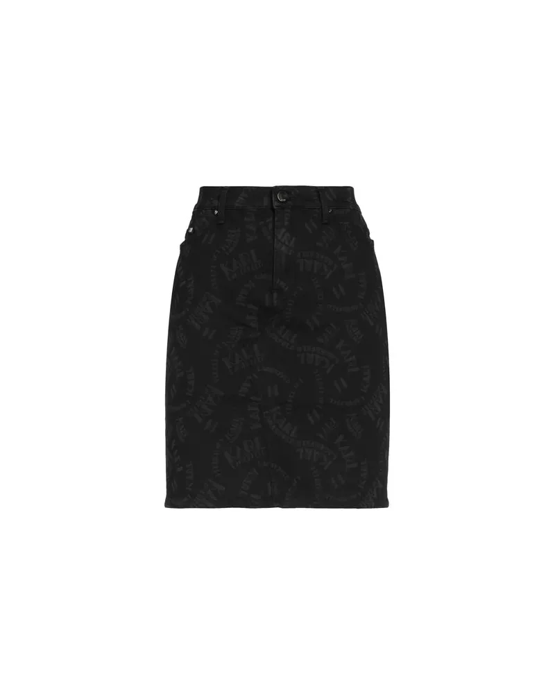 Karl Lagerfeld HOSEN & RÖCKE - Jeansröckeauf YOOX.COM Schwarz