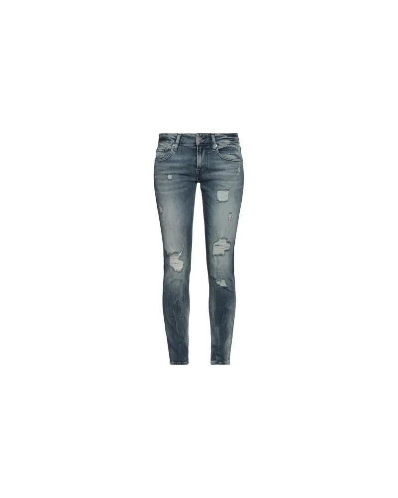 Guess HOSEN & RÖCKE - Jeanshosenauf YOOX.COM Blau