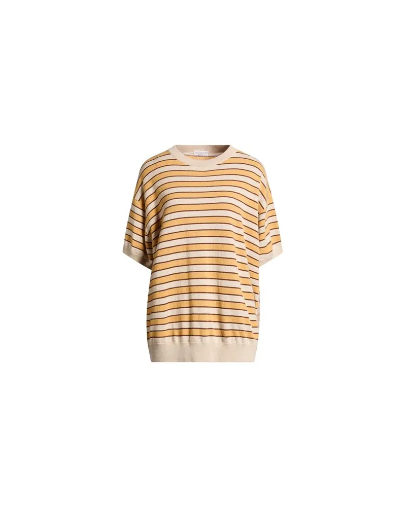 Brunello Cucinelli STRICKWAREN - Pulloverauf YOOX.COM Beige