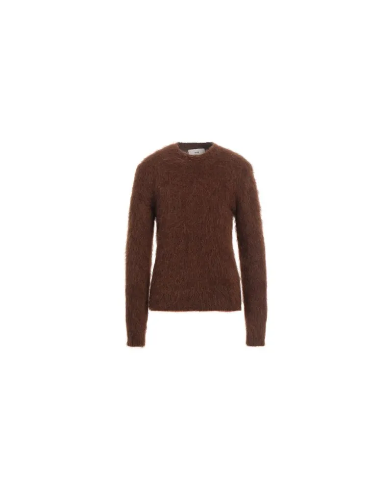 AMI Paris STRICKWAREN - Pulloverauf YOOX.COM Braun
