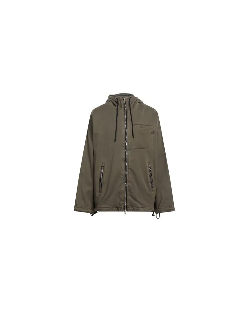 Diesel D-HENNES JOGG  - JACKEN & MÄNTEL - Jeansjacken/Mäntelauf YOOX.COM Militärgrün