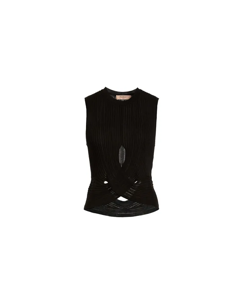 Twin-Set TOPS - Topsauf YOOX.COM Schwarz
