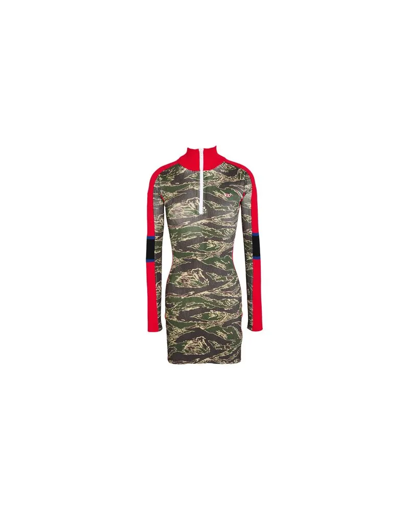 Diesel KLEIDER - Mini-Kleiderauf YOOX.COM Militärgrün
