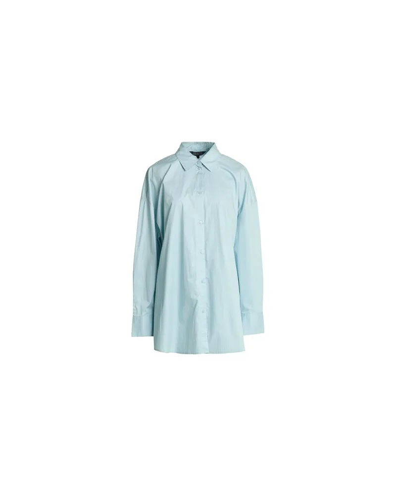 Armani Exchange TOPS - Hemdenauf YOOX.COM Himmelblau