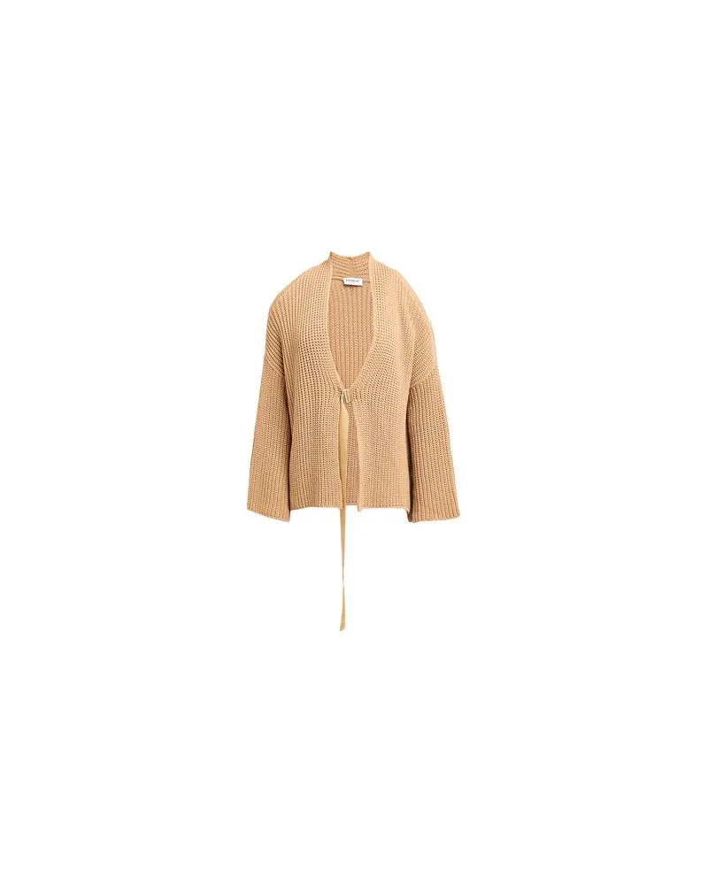 Dondup STRICKWAREN - Strickjackenauf YOOX.COM Kamel