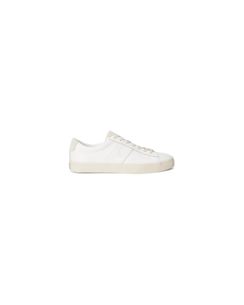 Ralph Lauren SAYER SNEAKERS CALF  LEATHER   - SCHUHE - Sneakersauf YOOX.COM Weiß