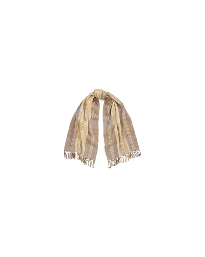 Ralph Lauren Plaid & Logo-Motif Reversible Scarf  - ACCESSOIRES - Schalsauf YOOX.COM Sand
