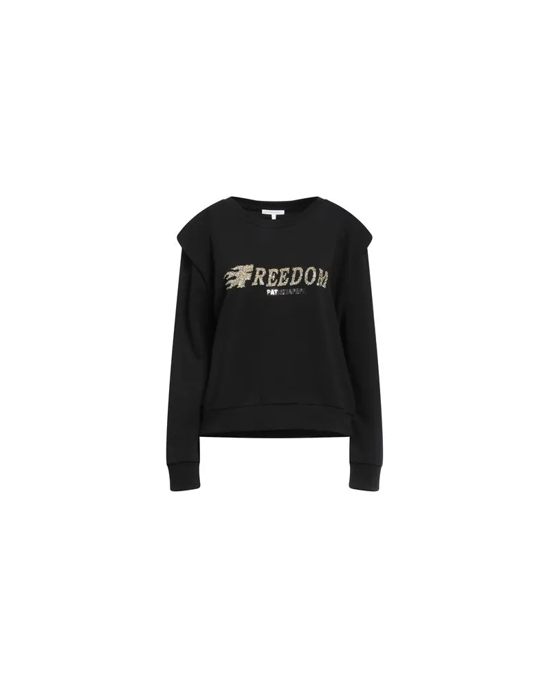 Patrizia Pepe TOPS - Sweatshirtsauf YOOX.COM Schwarz