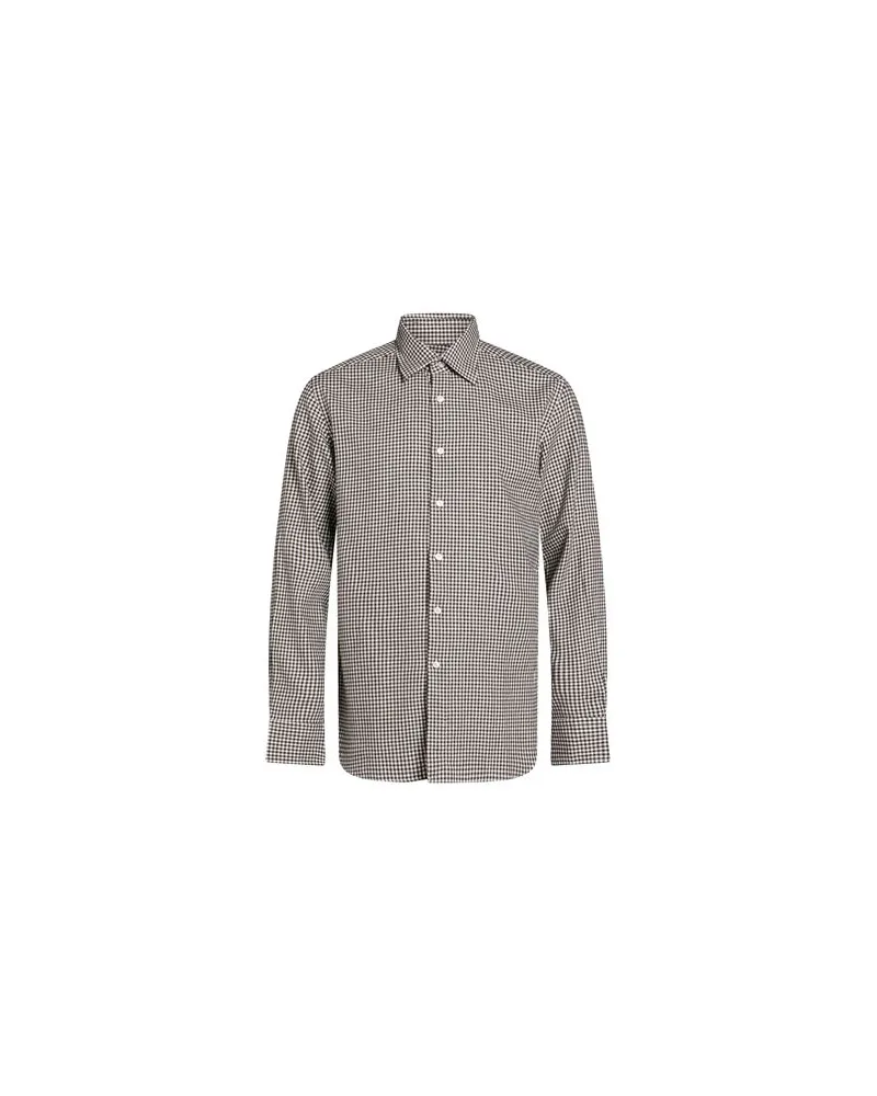 Glanshirt BY SLOWEAR - TOPS - Hemdenauf YOOX.COM Dunkelbraun
