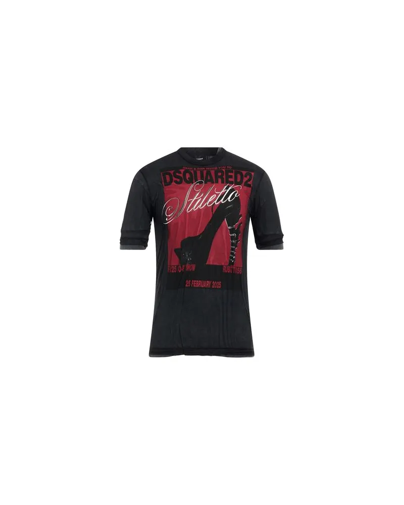 Dsquared2 TOPS - T-shirtsauf YOOX.COM Schwarz