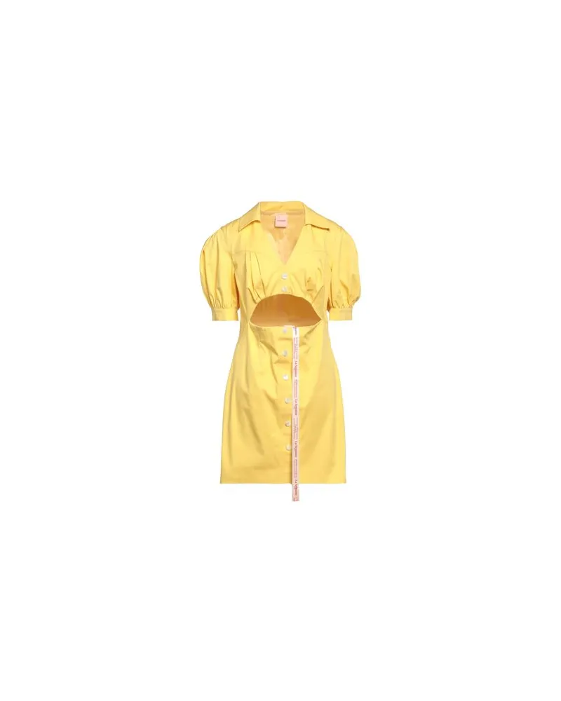 La Semaine Paris KLEIDER - Mini-Kleiderauf YOOX.COM Gelb