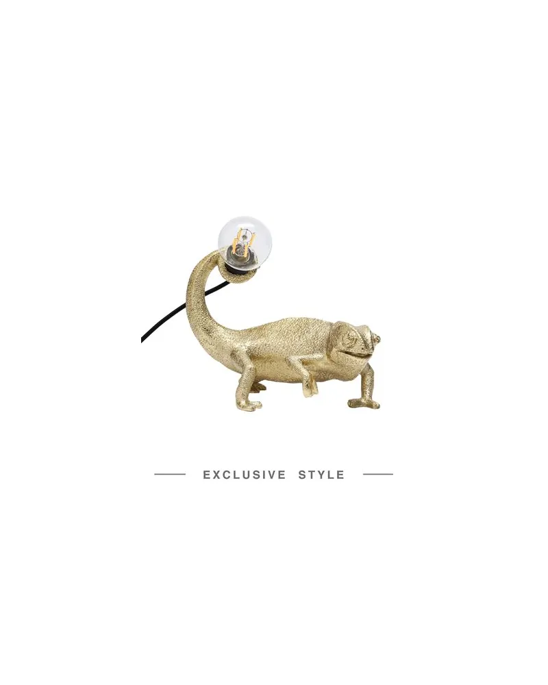 Seletti CHAMELEON LAMP-STILL  - BELEUCHTUNG - Tischleuchtenauf YOOX.COM Gold