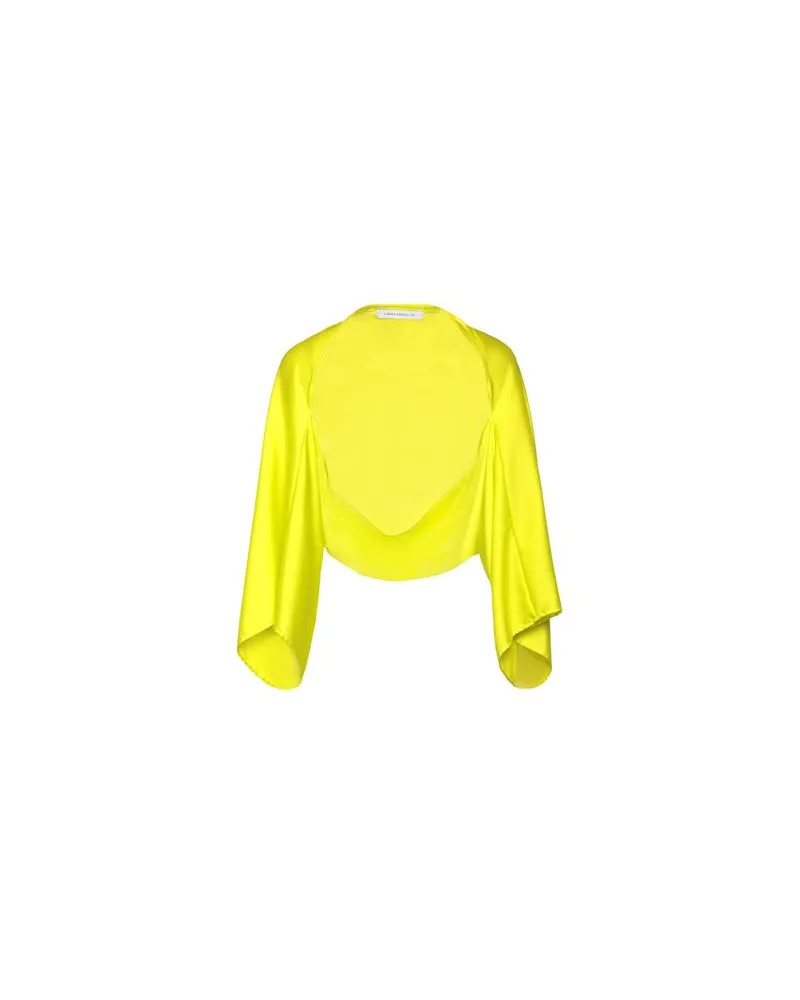 Simona Corsellini TOPS - Bolerosauf YOOX.COM Limettengrün