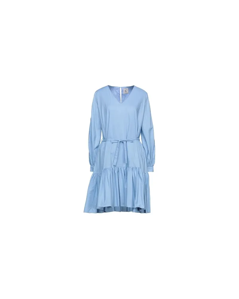 L'Autre Chose KLEIDER - Mini-Kleiderauf YOOX.COM Azurblau