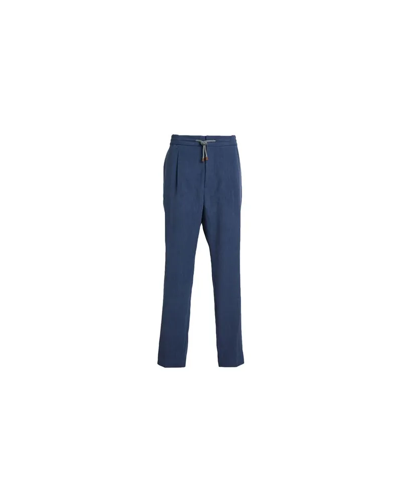 Brunello Cucinelli HOSEN & RÖCKE - Hosenauf YOOX.COM Marineblau