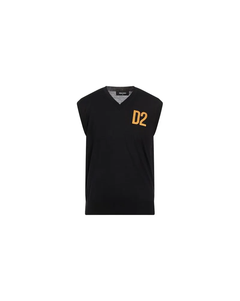 Dsquared2 STRICKWAREN - Pulloverauf YOOX.COM Schwarz