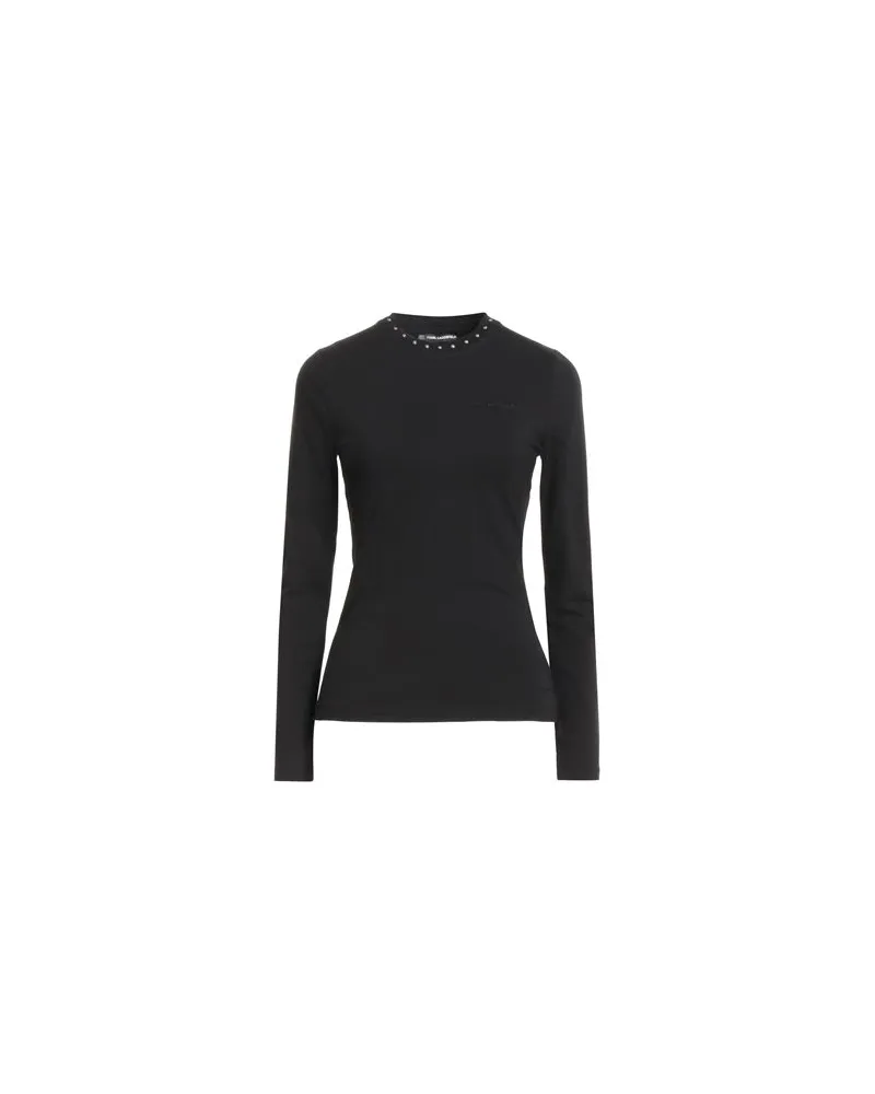 Karl Lagerfeld TOPS - T-shirtsauf YOOX.COM Schwarz