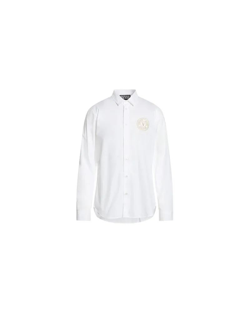Versace Jeans TOPS - Hemdenauf YOOX.COM Weiß