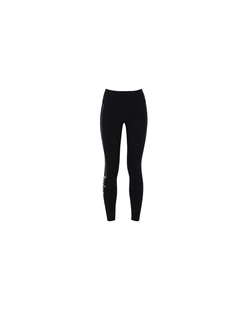 Wolford LOGO SCRIPT LEGGINGS  - HOSEN & RÖCKE - Leggingsauf YOOX.COM Schwarz